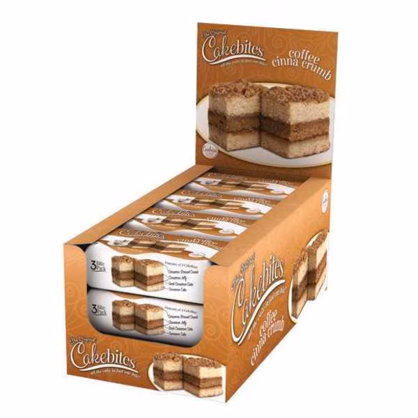 The Original Cakebites Coffee Cinna-Crumb Cake 2 oz., PK96